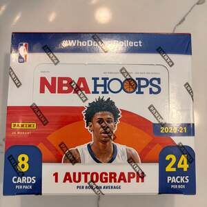 2020-21 Panini NBA Hoops Basketball Retail Box Factory Sealed 24 Packs